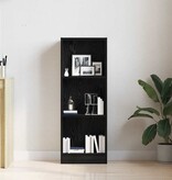 VidaXL Boekenkast Zwart Eiken 40x24x109 cm Engineered Wood