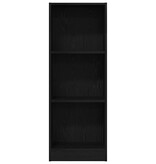 VidaXL Boekenkast Zwart Eiken 40x24x109 cm Engineered Wood