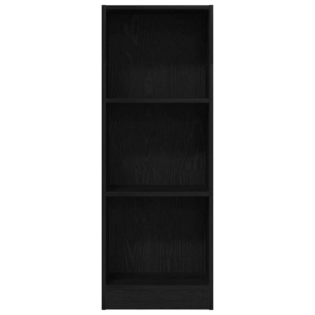 VidaXL Boekenkast Zwart Eiken 40x24x109 cm Engineered Wood