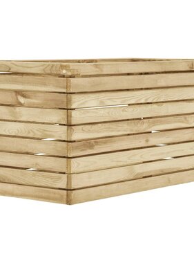 VidaXL Plantenbak verhoogd 100x50x50 cm geïmpregneerd grenenhout