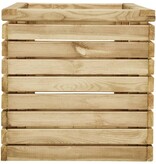 VidaXL Plantenbak verhoogd 100x50x50 cm geïmpregneerd grenenhout