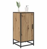 VidaXL Dressoir artisanaal eikenkleurig 35 x 35,5 x 76 cm Bewerkt hout