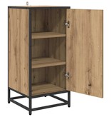 VidaXL Dressoir artisanaal eikenkleurig 35 x 35,5 x 76 cm Bewerkt hout