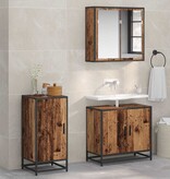 VidaXL Dressoir Oud hout 35 x 35,5 x 76 cm Bewerkt hout