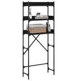 VidaXL Wasmachineplank met plank 67 x 25 x 163 cm Bewerkt hout