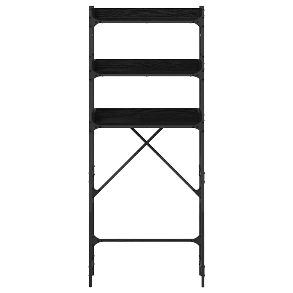 VidaXL Wasmachineplank met plank 67 x 25 x 163 cm Bewerkt hout