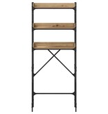 VidaXL Wasmachineplank met plank 67 x 25 x 163 cm Bewerkt hout