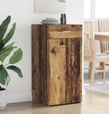 VidaXL Dressoir met lade Oud hout 42,5 x 40 x 93 cm Bewerkt hout