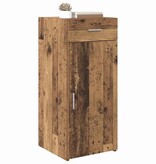 VidaXL Dressoir artisanaal eikenkleurig 42,5 x 40 x 93 cm Bewerkt hout