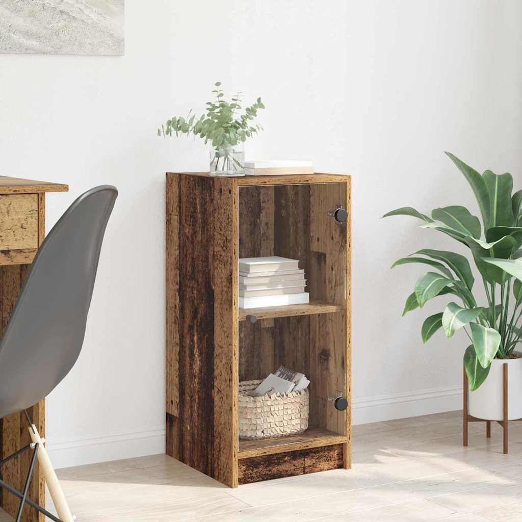 VidaXL Dressoir Oud hout 35 x 37 x 76 cm Bewerkt hout