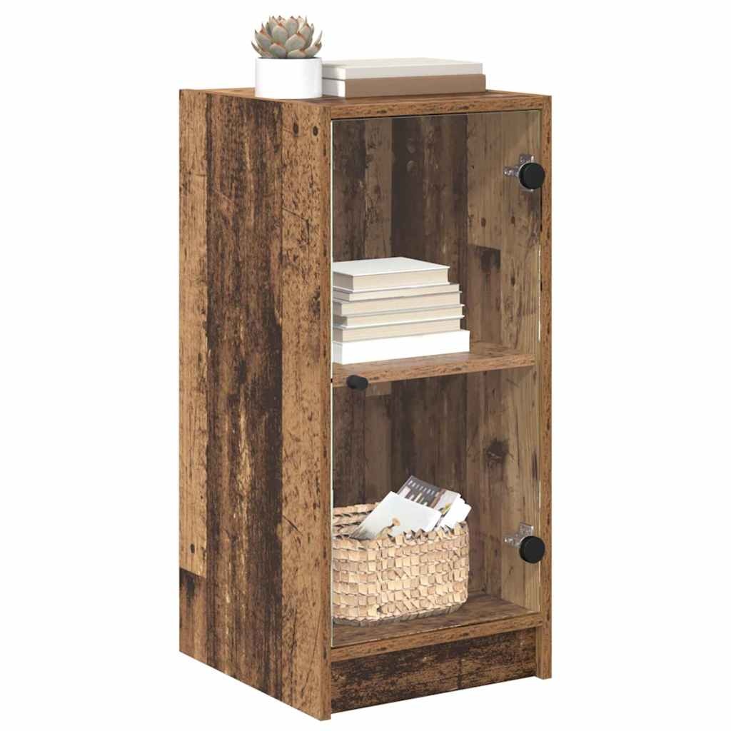 VidaXL Dressoir Oud hout 35 x 37 x 76 cm Bewerkt hout