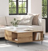 VidaXL Salontafel artisanaal eikenkleurig 80 x 80 x 36.5 cm