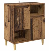 VidaXL Dressoir Oud hout 35 x 60 x 70 cm Bewerkt hout