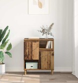 VidaXL Dressoir Oud hout 35 x 60 x 70 cm Bewerkt hout