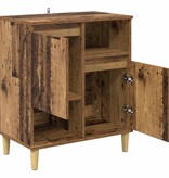 VidaXL Dressoir Oud hout 35 x 60 x 70 cm Bewerkt hout