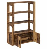 VidaXL Dressoir Oud hout 30 x 80 x 119,5 cm Bewerkt hout