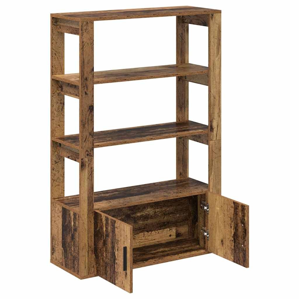 VidaXL Dressoir Oud hout 30 x 80 x 119,5 cm Bewerkt hout