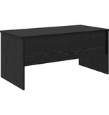 VidaXL Salontafel Zwart eiken 102 x 50,5 x 46,5 cm Bewerkt hout