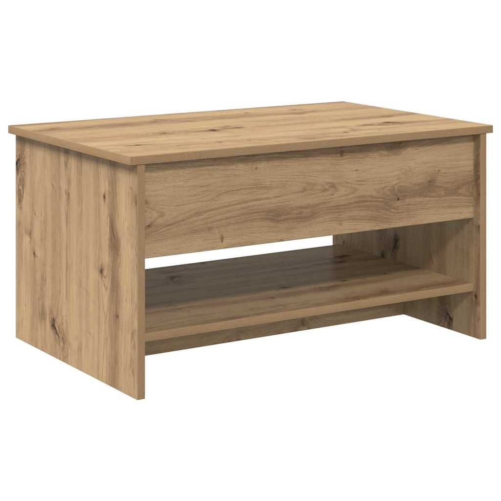 VidaXL Salontafel artisanaal eikenkleurig 80 x 50,5 x 41,5 cm
