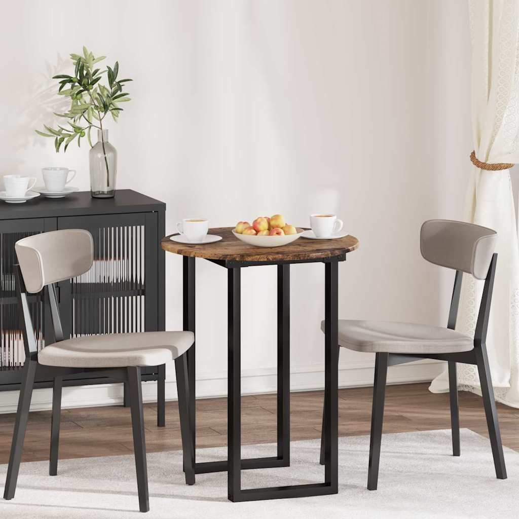 VidaXL Tafelblad Oud hout 60 x 60 x 1.5 cm Bewerkt hout