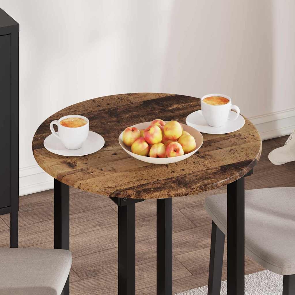 VidaXL Tafelblad Oud hout 60 x 60 x 1.5 cm Bewerkt hout