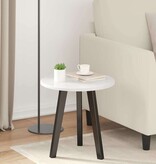 VidaXL Tafelblad Hoogglans wit 40 x 40 x 1.5 cm Bewerkt hout