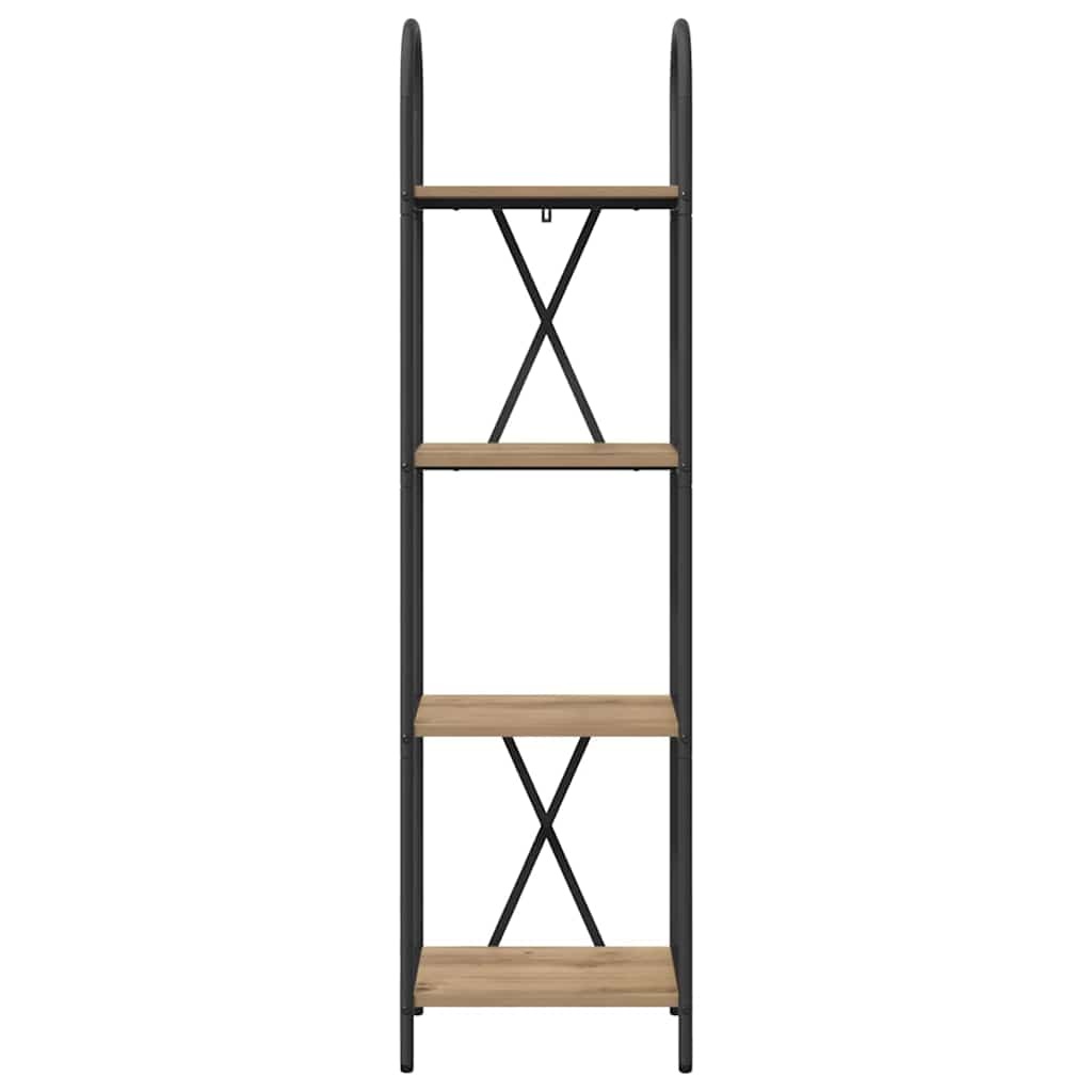 VidaXL Boekenkast artisanaal eikenkleurig 40 x 30 x 146 cm