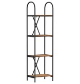 VidaXL Boekenkast Oud hout 40 x 30 x 146 cm Bewerkt hout