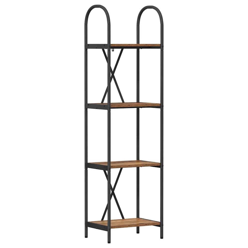 VidaXL Boekenkast Oud hout 40 x 30 x 146 cm Bewerkt hout