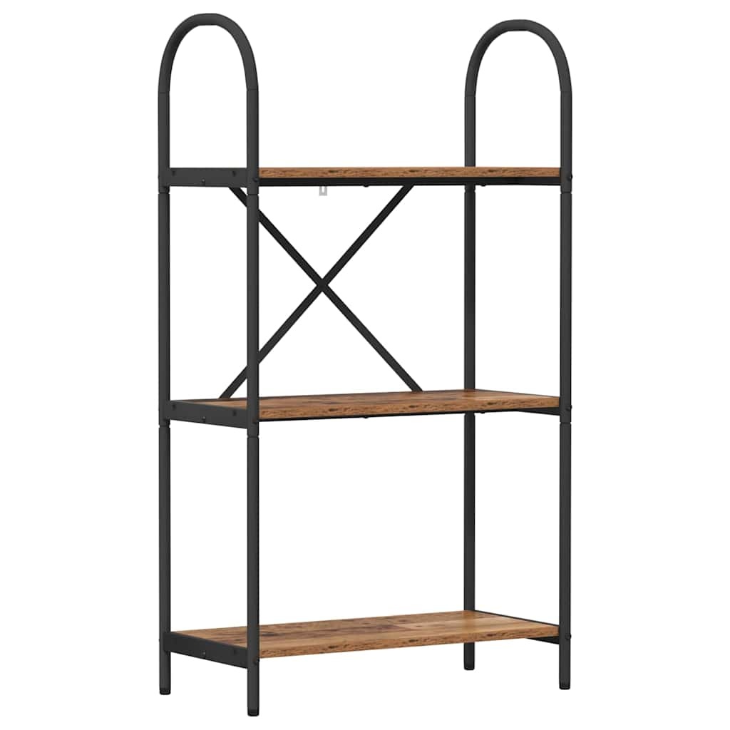 VidaXL Boekenkast Oud hout 60 x 30 x 109 cm Bewerkt hout