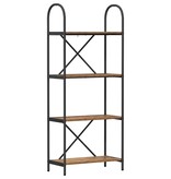 VidaXL Boekenkast Oud hout 60 x 30 x 146 cm Bewerkt hout