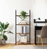 VidaXL Boekenkast Oud hout 60 x 30 x 146 cm Bewerkt hout