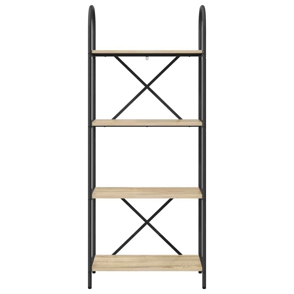 VidaXL Boekenkast Sonoma eiken 60 x 30 x 146 cm Bewerkt hout