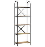 VidaXL Boekenkast artisanaal eikenkleurig 60 x 30 x 183 cm