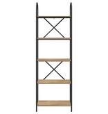 VidaXL Boekenkast artisanaal eikenkleurig 60 x 30 x 183 cm