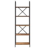 VidaXL Boekenkast Oud hout 60 x 30 x 183 cm Bewerkt hout