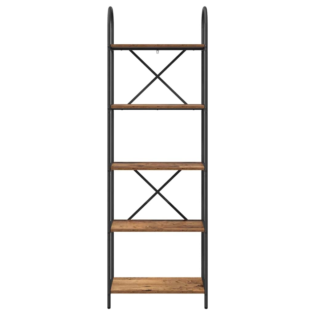 VidaXL Boekenkast Oud hout 60 x 30 x 183 cm Bewerkt hout