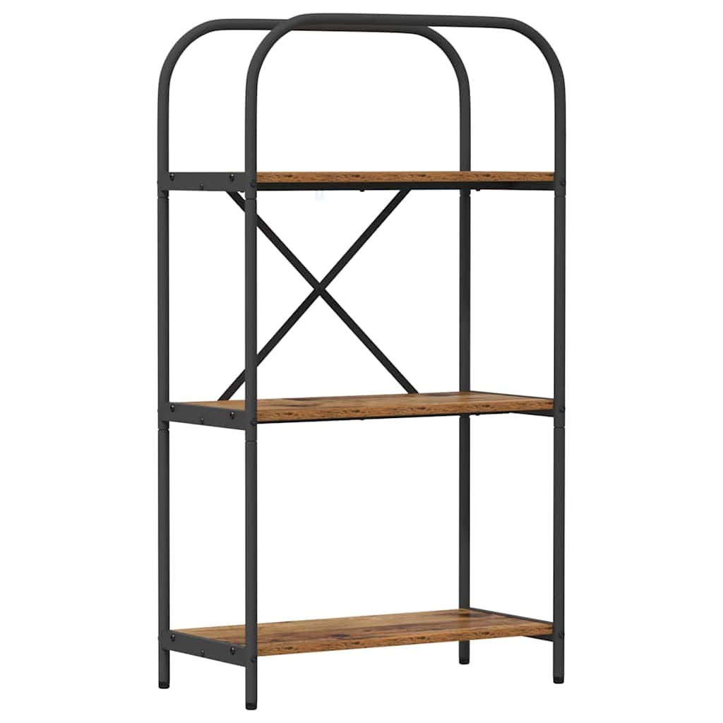 VidaXL Boekenkast Oud hout 60 x 30 x 109 cm Bewerkt hout