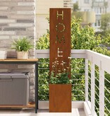 VidaXL Tuin Privacy Screen Fretwerk Roestig 32 x 140 cm Cortenstaal