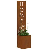 VidaXL Tuin Privacy Screen Fretwerk Roestig 32 x 140 cm Cortenstaal