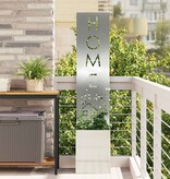 VidaXL Tuin Privacy Screen Zilver 32 x 140 cm Gegalvaniseerd staal