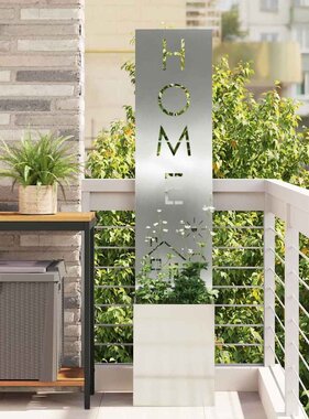 VidaXL Tuin Privacy Screen Zilver 32 x 140 cm Gegalvaniseerd staal