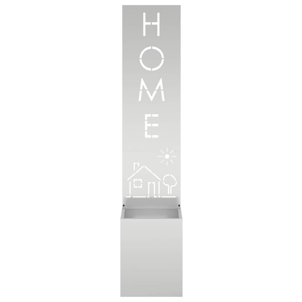 VidaXL Tuin Privacy Screen Zilver 32 x 140 cm Gegalvaniseerd staal