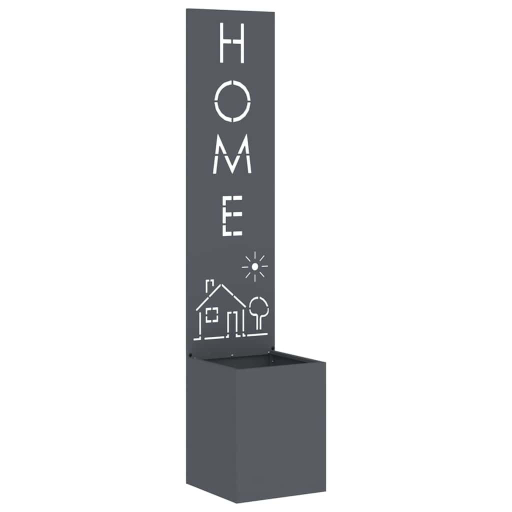 VidaXL Tuin Privacy Screen Antraciet 32 x 140 cm Koudgewalst staal