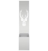 VidaXL Tuin Privacy Screen Zilver 32 x 140 cm Gegalvaniseerd staal