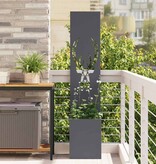 VidaXL Tuin Privacy Screen Antraciet 32 x 140 cm Koudgewalst staal