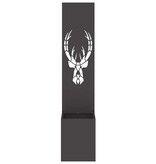 VidaXL Tuin Privacy Screen Zwart 32 x 140 cm Koudgewalst staal