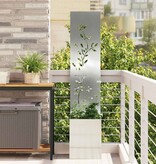 VidaXL Tuin Privacy Screen Zilver 32 x 140 cm Gegalvaniseerd staal