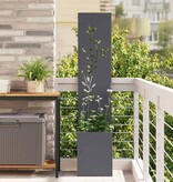 VidaXL Tuin Privacy Screen Antraciet 32 x 140 cm Koudgewalst staal