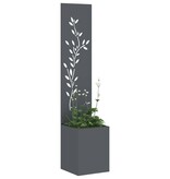 VidaXL Tuin Privacy Screen Antraciet 32 x 140 cm Koudgewalst staal